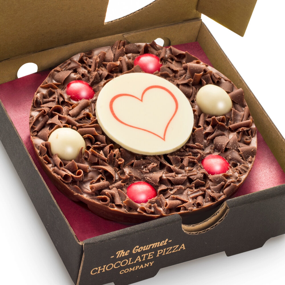 Love Mini Chocolate Pizza | Valentine's Day Chocolate Gifts